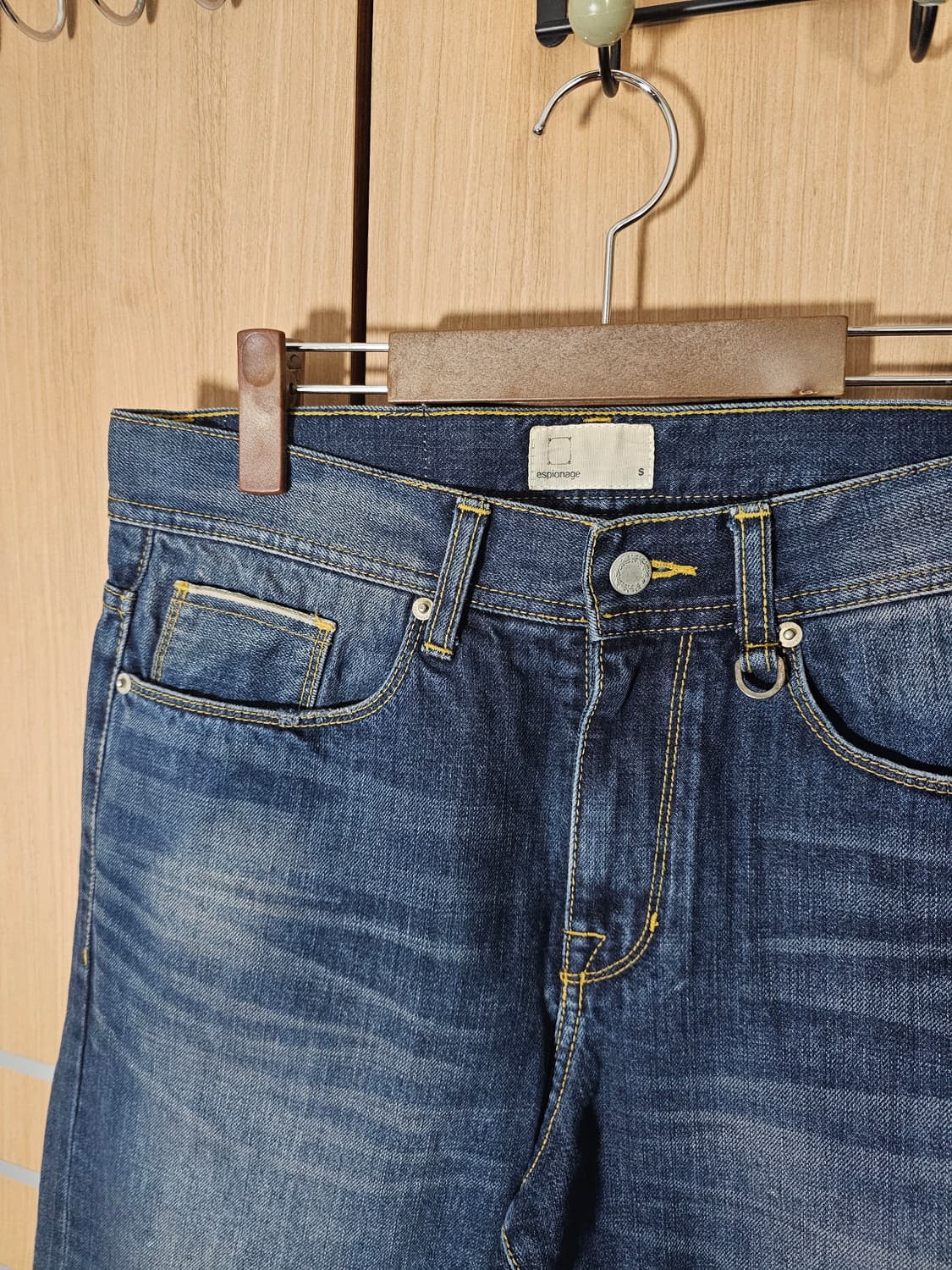 에스피오나지 페인팅 셀비지 데님팬츠/30-32 상품이미지3