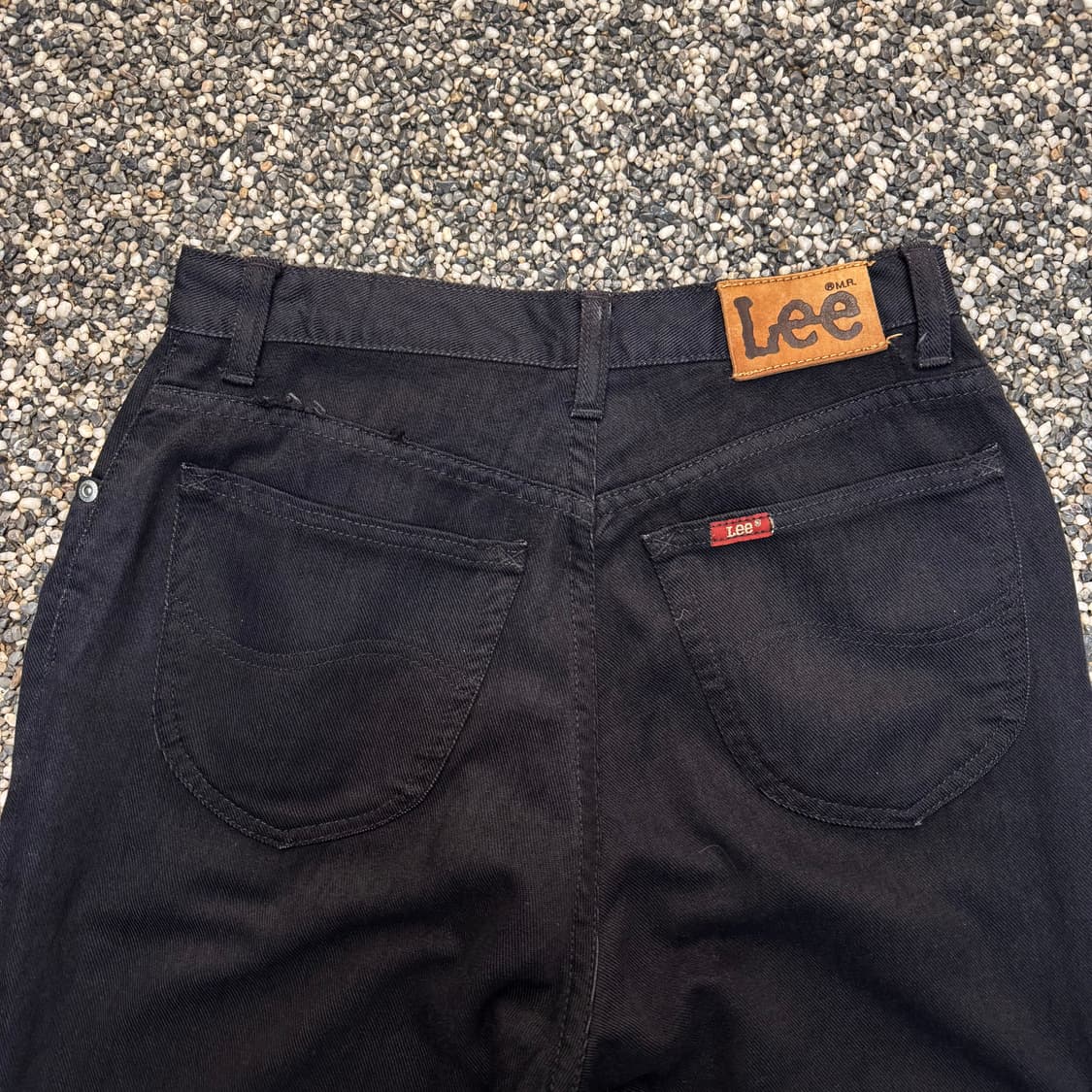 90s Lee 라이더스 테이퍼드 블랙진 (26)   상품이미지3