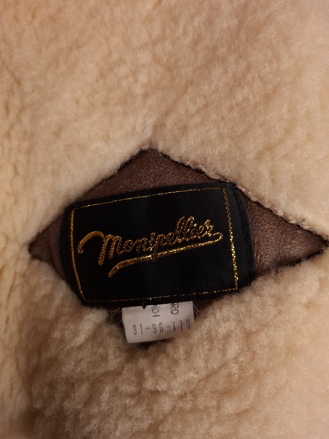 90's 국내산 미공군 B-3 TYPE 리얼레더 항공폭격기 무스탕 상품이미지3