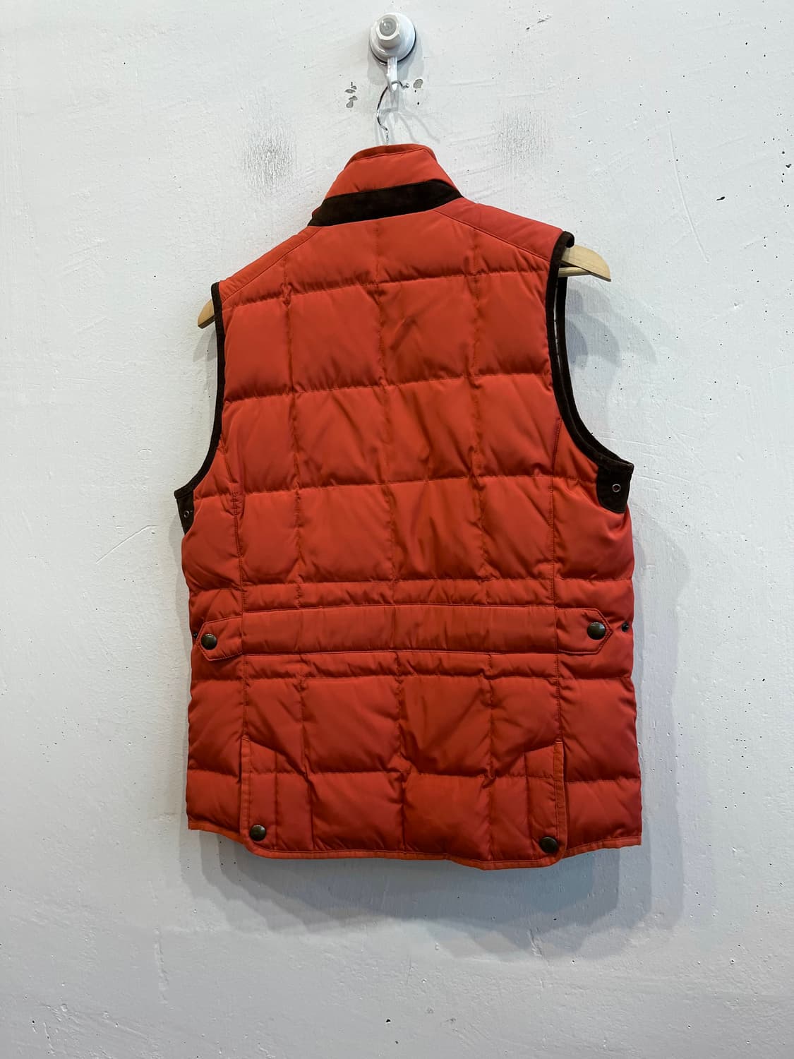 폴로랄프로렌 스웨이드 트리밍 다운 패딩 조끼 베스트 M 상품이미지7