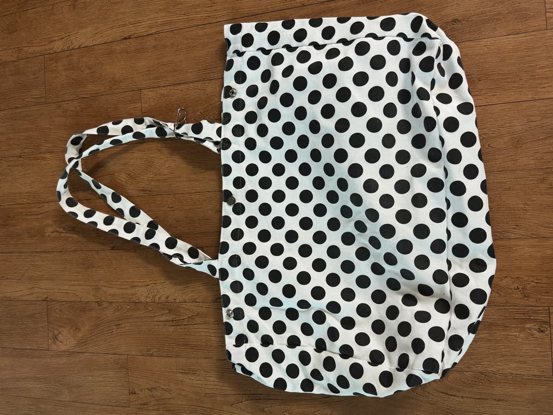 justhaus 도트 패턴 토트백 상품이미지3