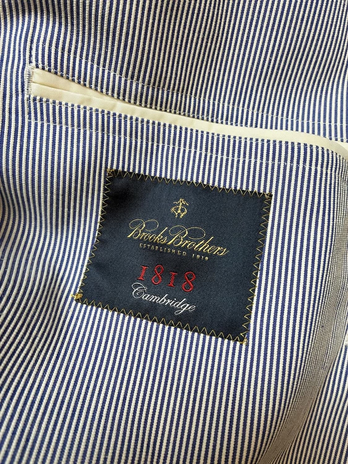 브룩스브라더스 시어서커 클래식핏 3버튼 블레이저 PN8007 상품이미지8