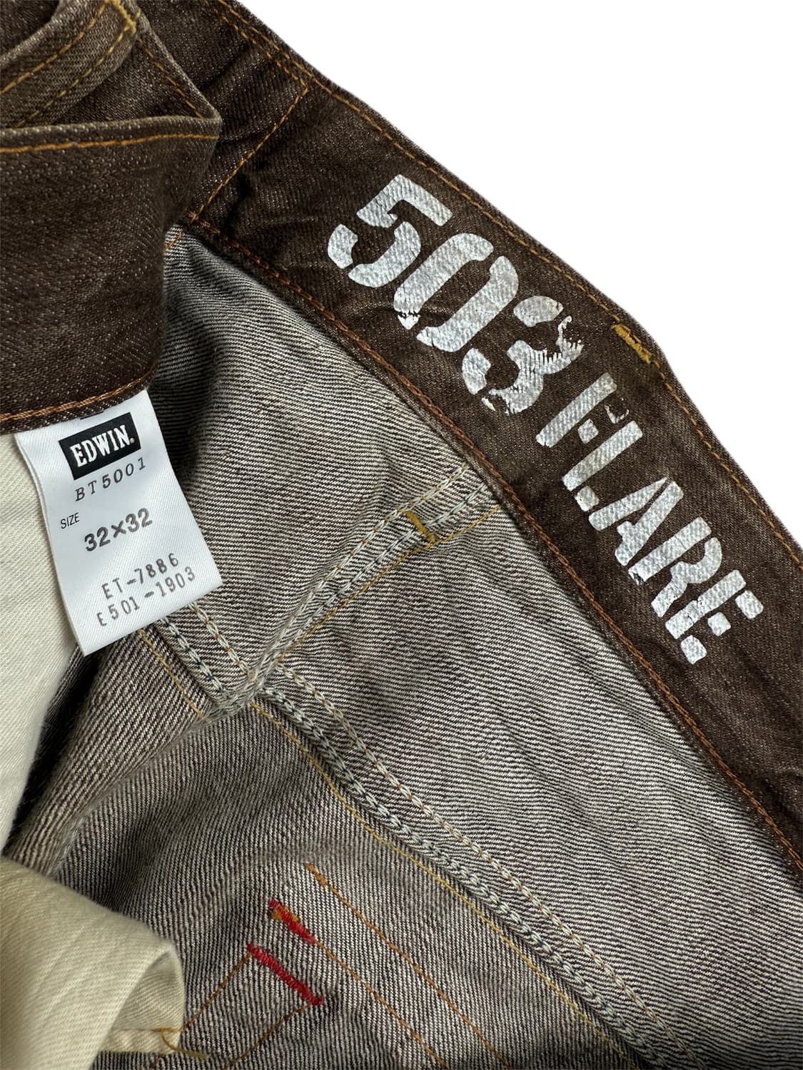 에드윈 503 플레어 데님 팬츠 상품이미지7