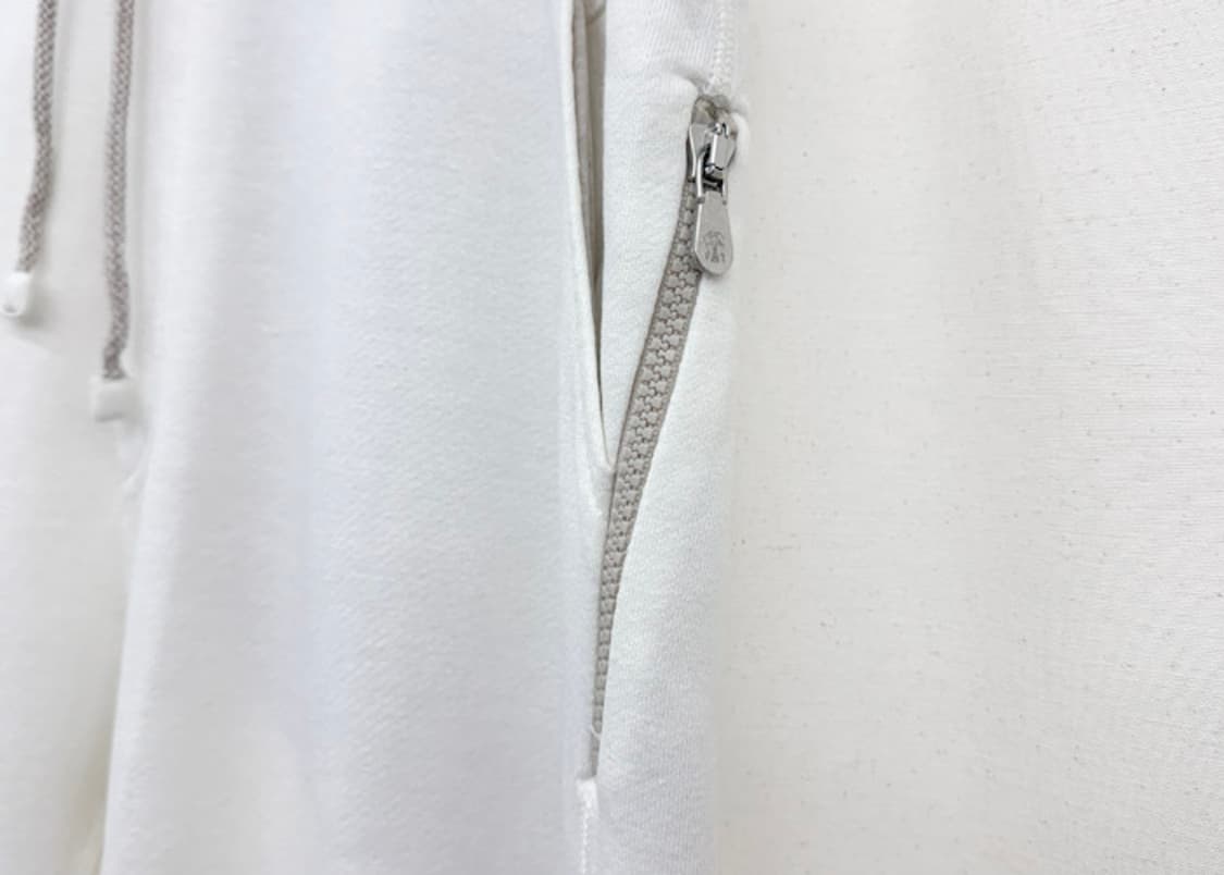 브루넬로쿠치넬리  화이트 스웻 팬츠 상품이미지3