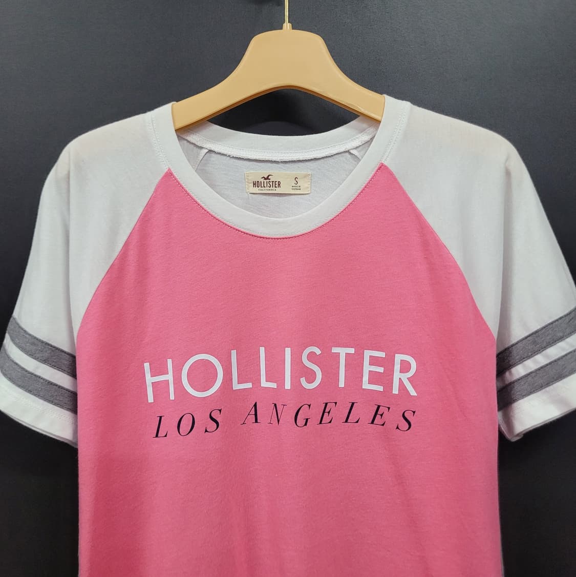 HOLLISTER 홀리스터 딸기우유 핑크 셔츠 상품이미지2