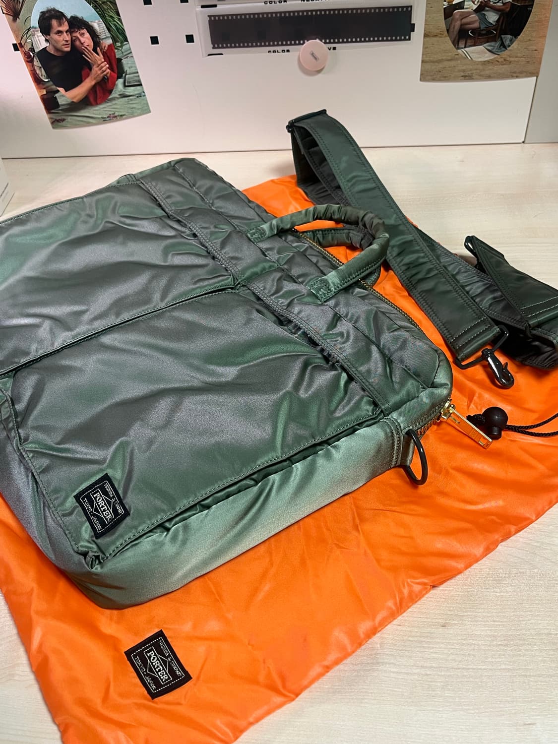 요시다 포터 2way 브리프케이스 briefcase 세이지그린 sage 상품이미지1