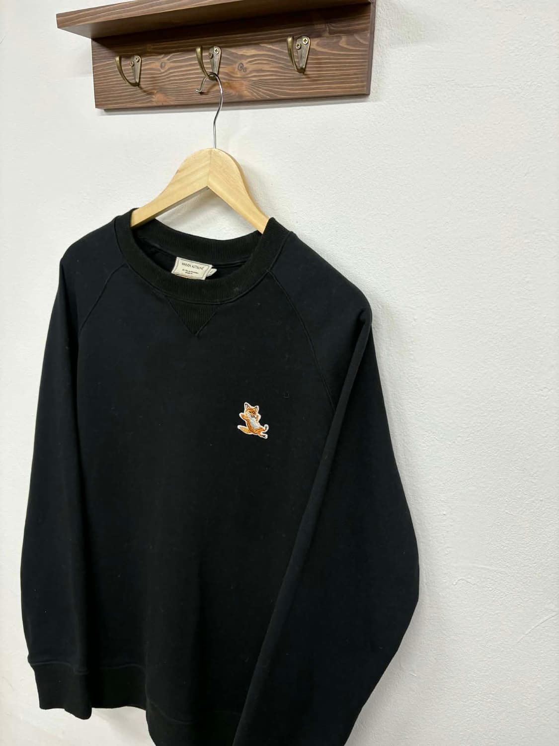 [XL] 메종 키츠네 칠렉스 폭스 패치 맨투맨 스웻 셔츠 상품이미지5