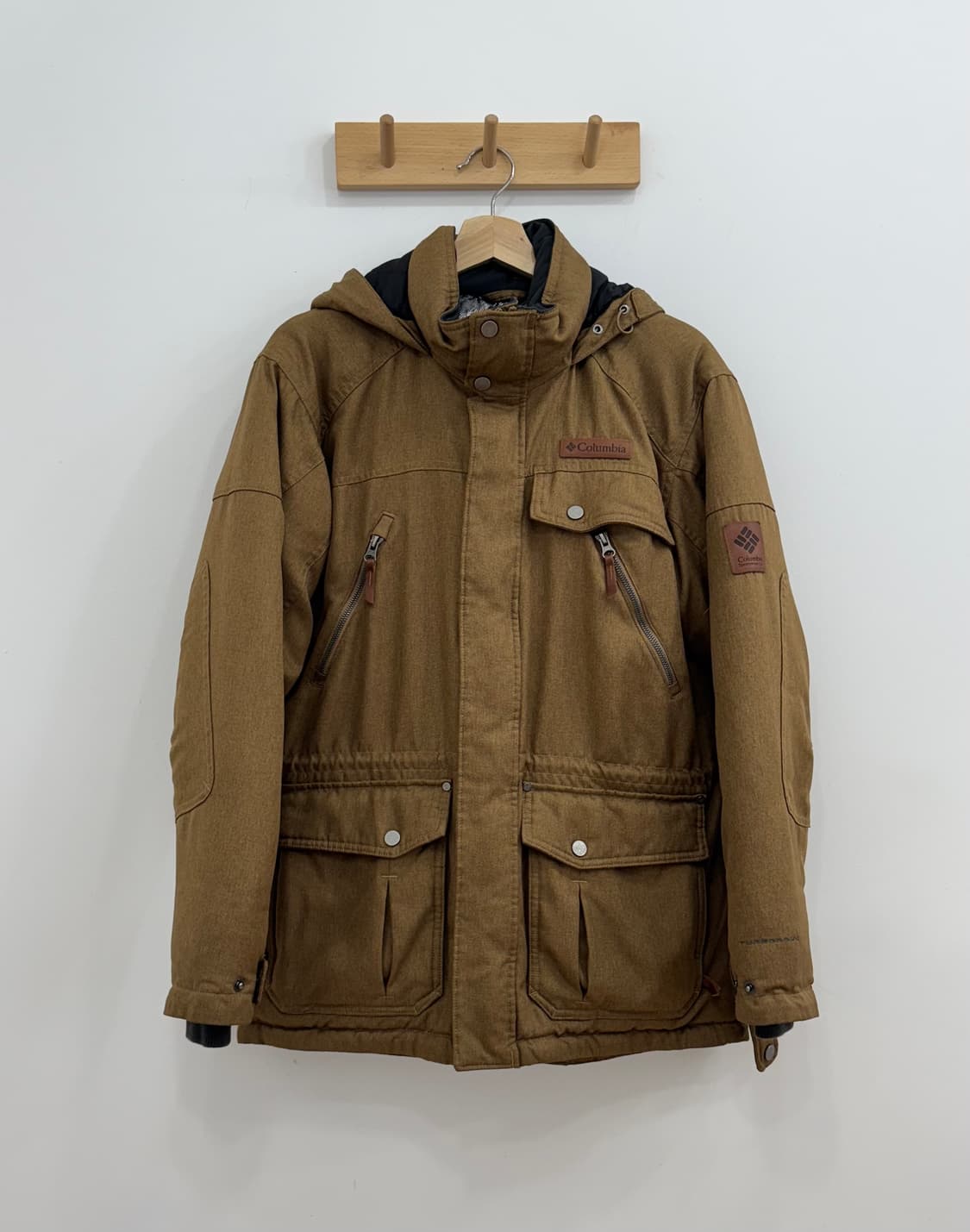 컬럼비아 덕다운 후드 야상 패딩 점퍼(네고 가능) 상품이미지5