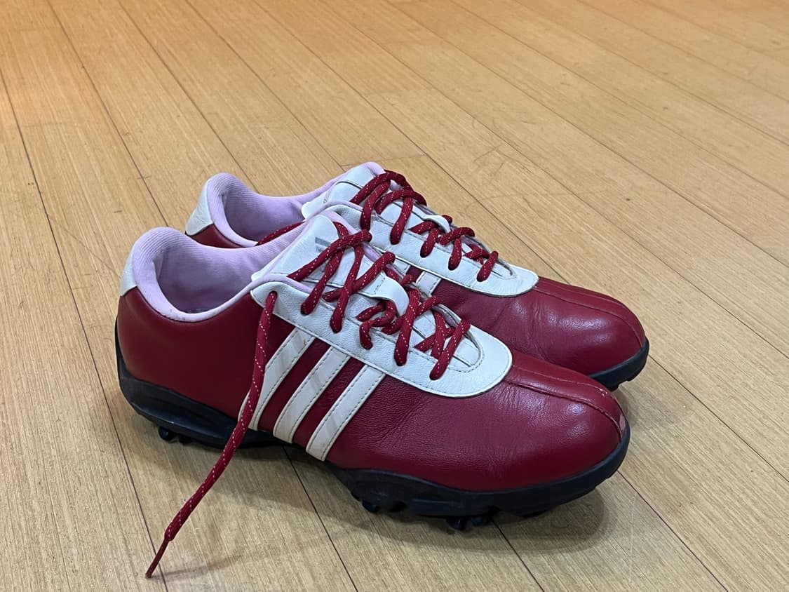 아디다스 여성 골프화 레드 245mm 상품이미지1