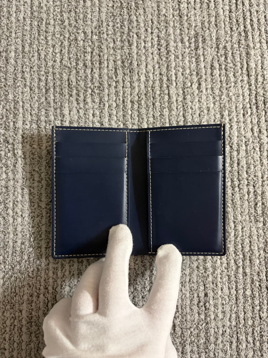 (새상품급) 고야드 생피에르 카드지갑 네이비 상품이미지4