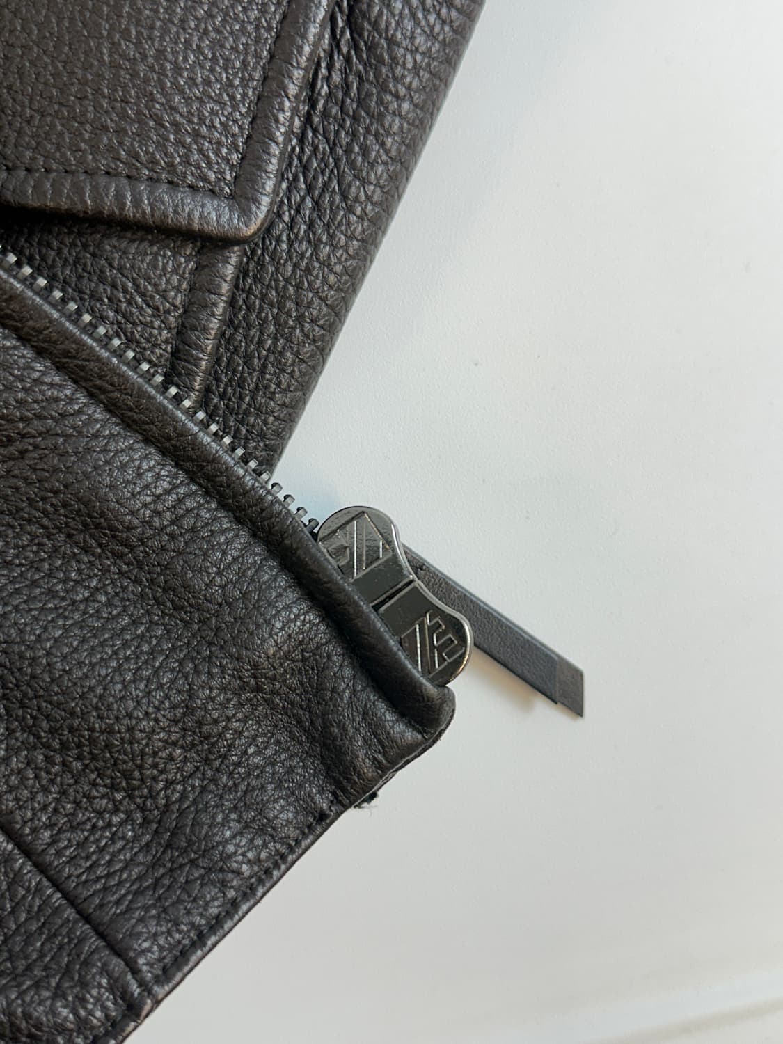 에르메네질도 제냐 buckskin 가죽 베스트 자켓 상품이미지6