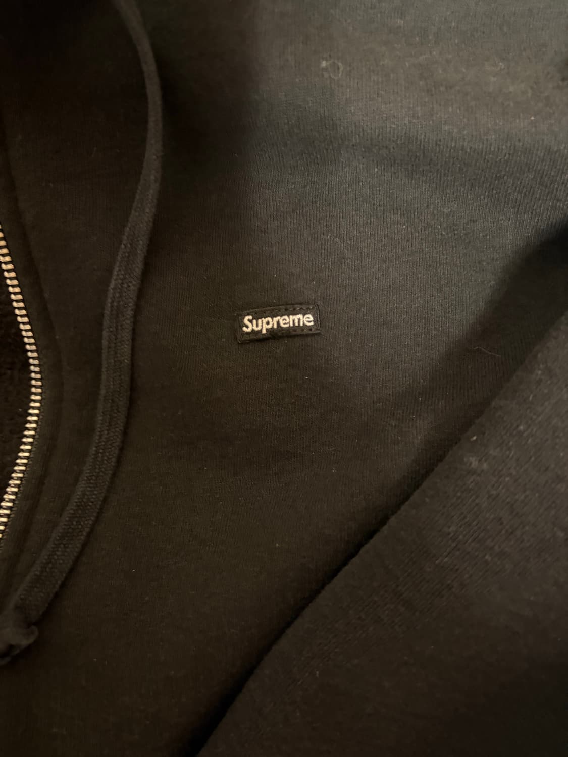 슈프림 스몰로고 후드집업 L 한글택 상품이미지2