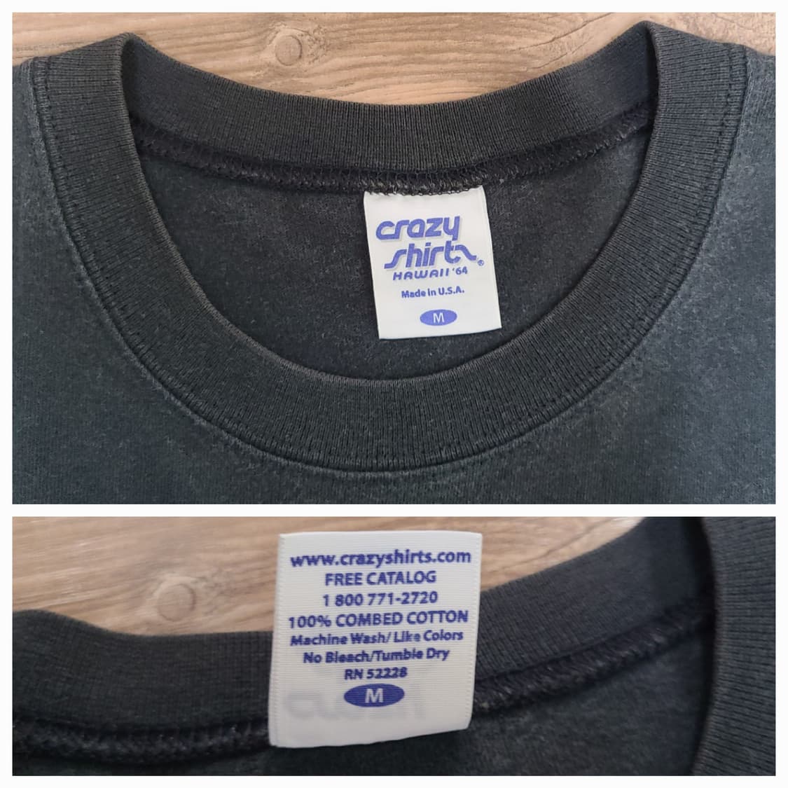 (M 100) USA 90s 올드 빈티지 크레이지 셔츠 반팔 티 티셔츠 상품이미지10