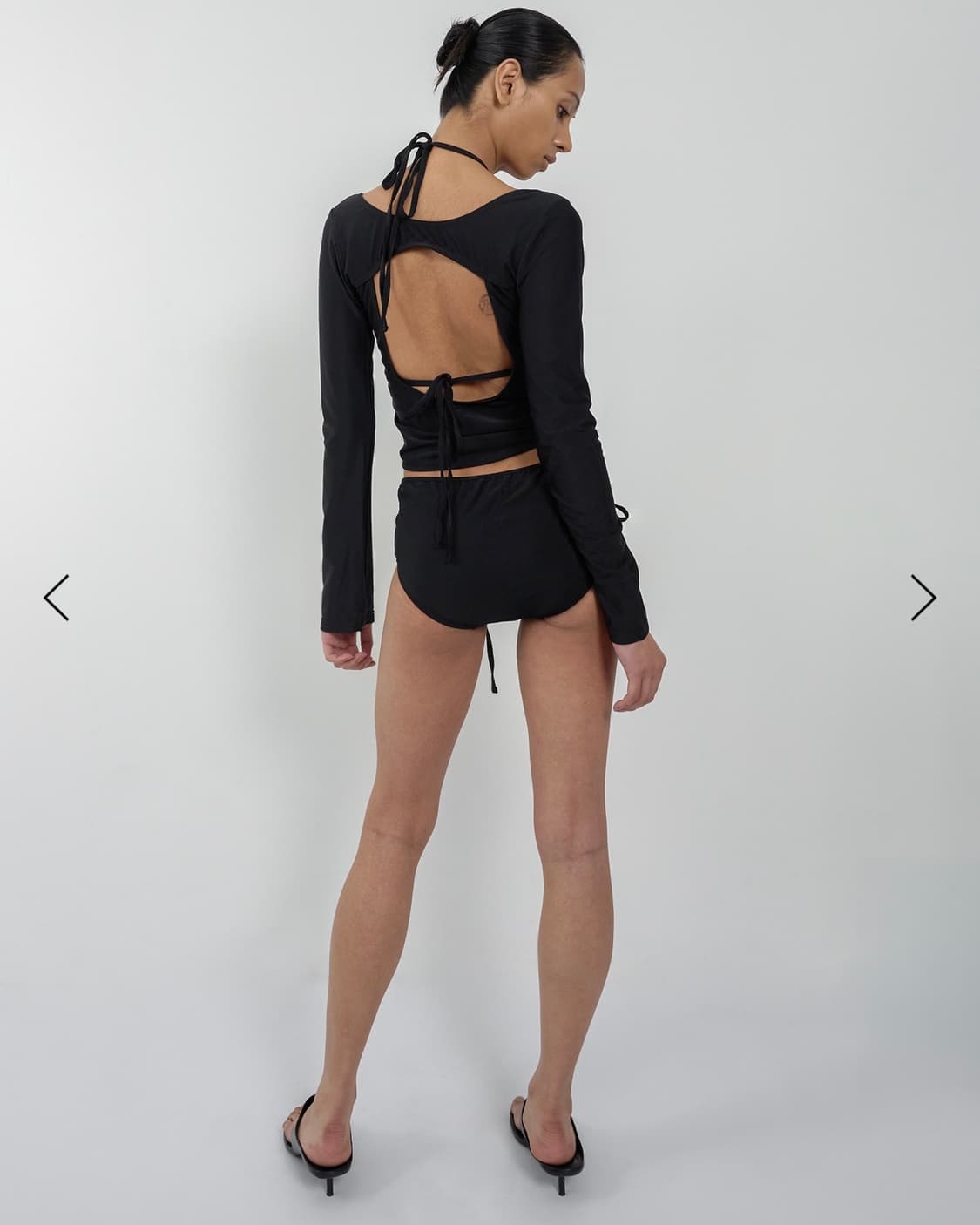 NACHE 나체 3-PIECE GARTER SWIM SUIT BLACK 상품이미지3