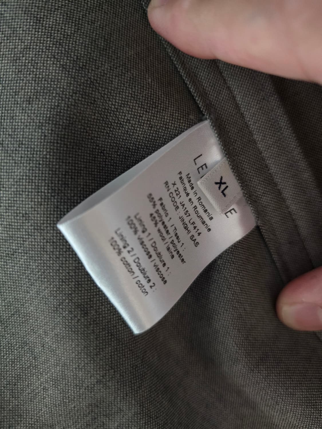 르메르 22ss 그레이 셋업 상품이미지8