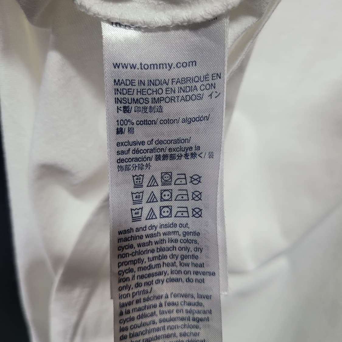 TOMMY HILFIGER 타미힐피거 자수로고 셔츠  상품이미지6