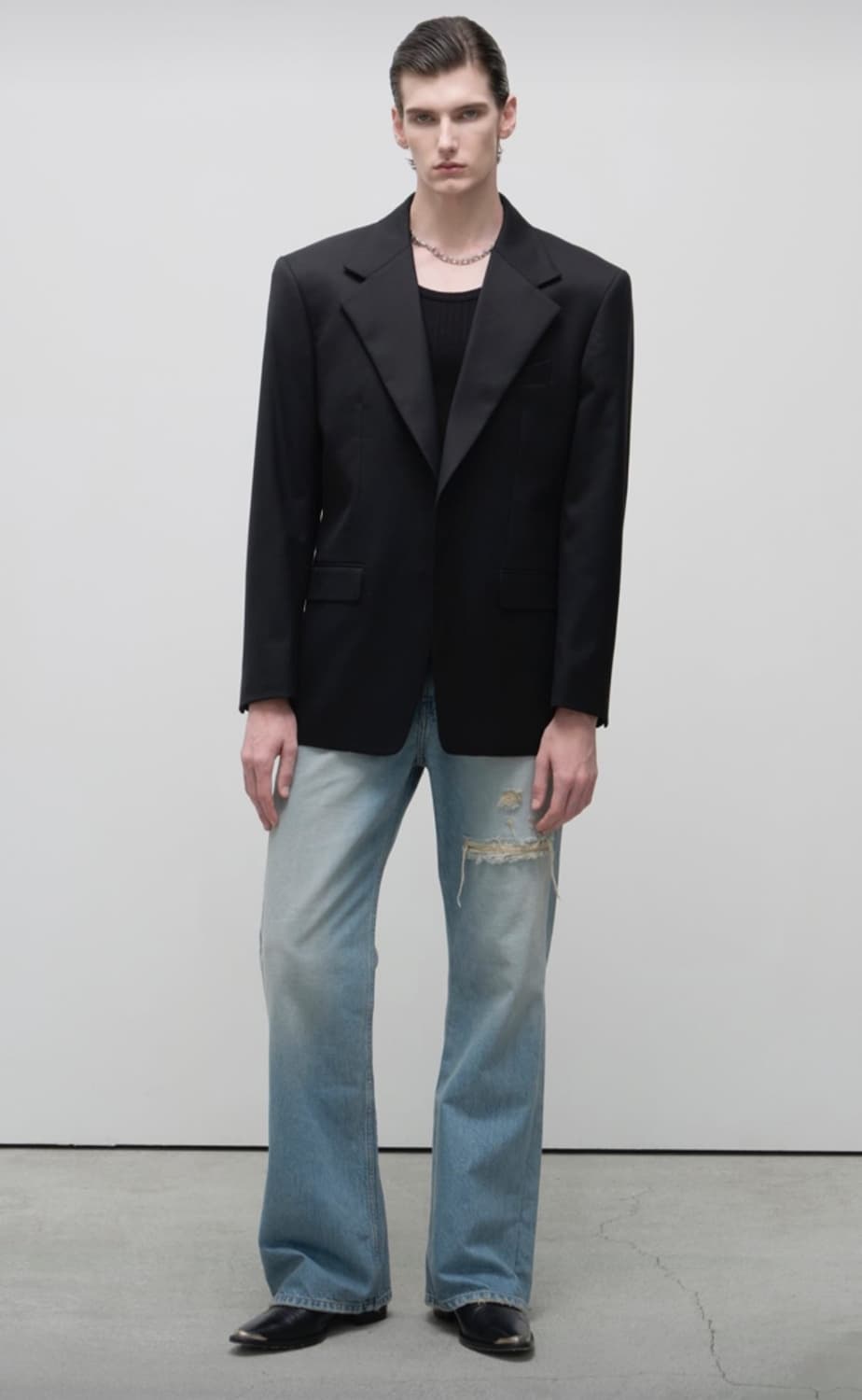 세비지 노치드 라펠 SB  자켓 M 상품이미지1