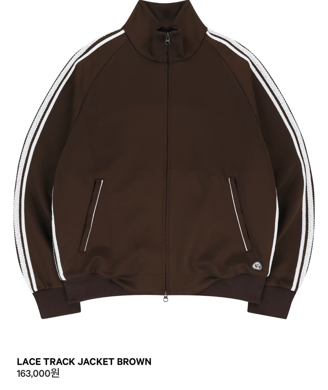 LACE TRACK JACKET BROWN 2 사이즈 상품이미지1