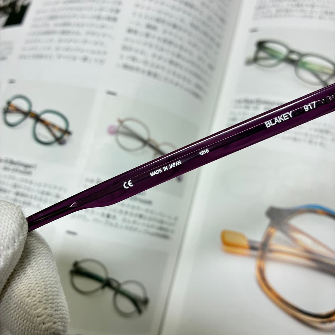 L.A. Eyeworks 엘에이 아이웍스 스퀘어 퍼플 안경 상품이미지7