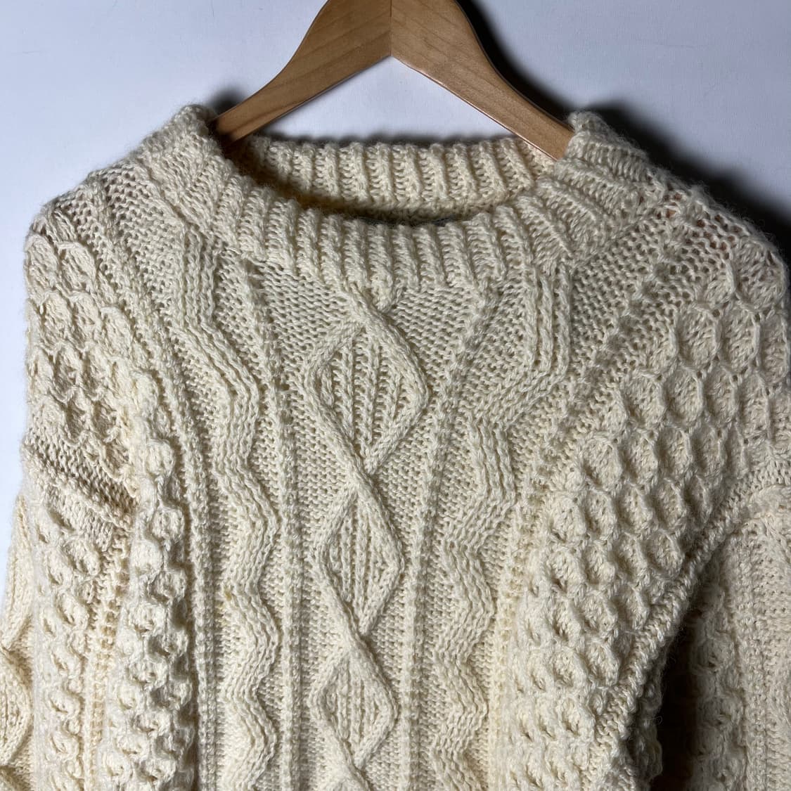 [Aran IsLands] 80's 핸드메이드 피셔맨 니트 상품이미지2