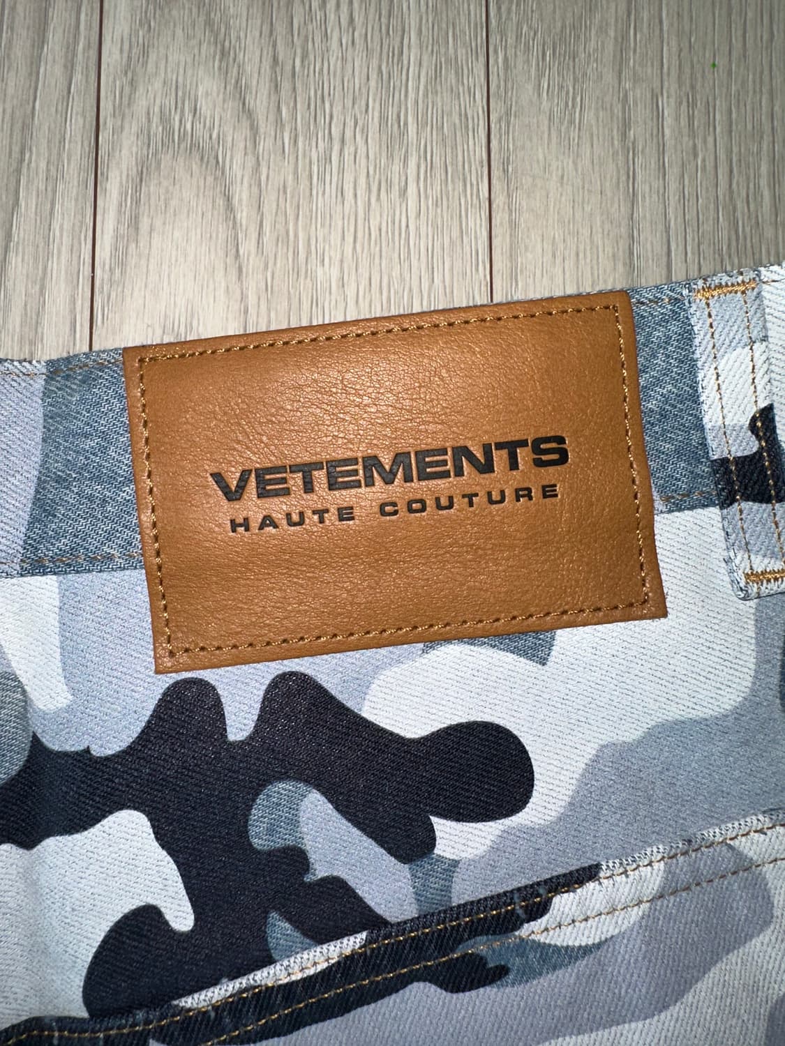 베트멍 블루 카모 오버사이즈 팬츠 허리 31 상품이미지5