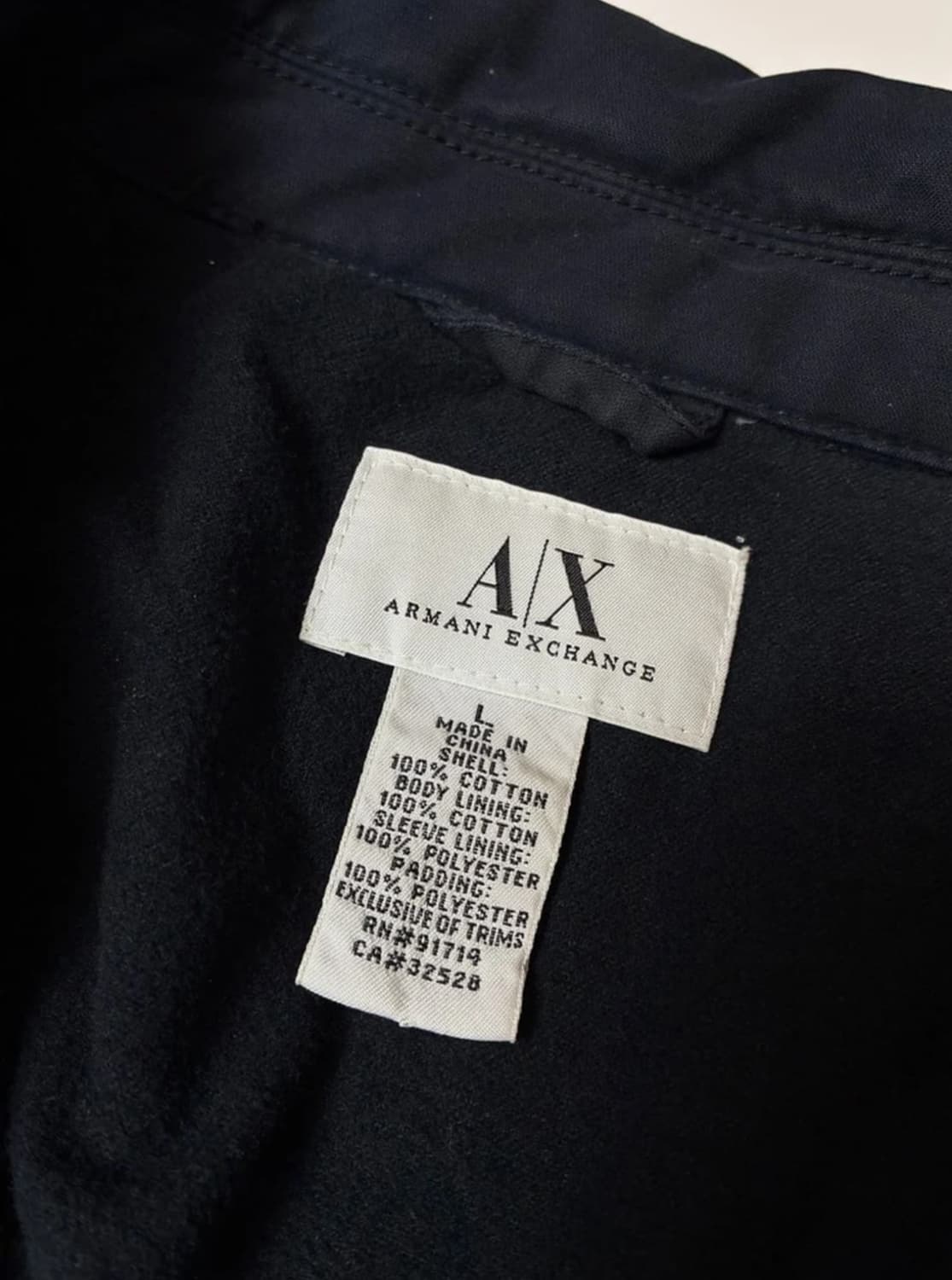 아르마니 익스체인지 90's 라이드 워시드 자켓 상품이미지7