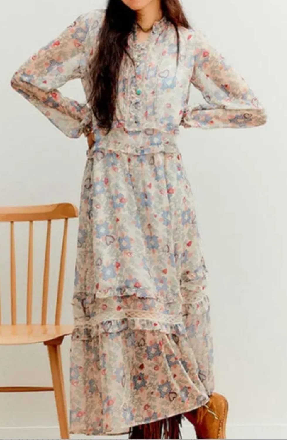 써스데이아일랜드 쉬폰 원피스 상품이미지1