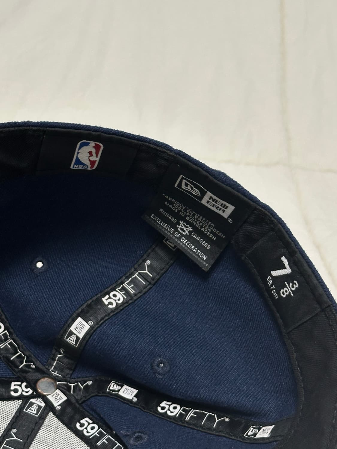 뉴에라 59fifty 워싱턴DC 워져스 농구 NBA 모자 상품이미지10