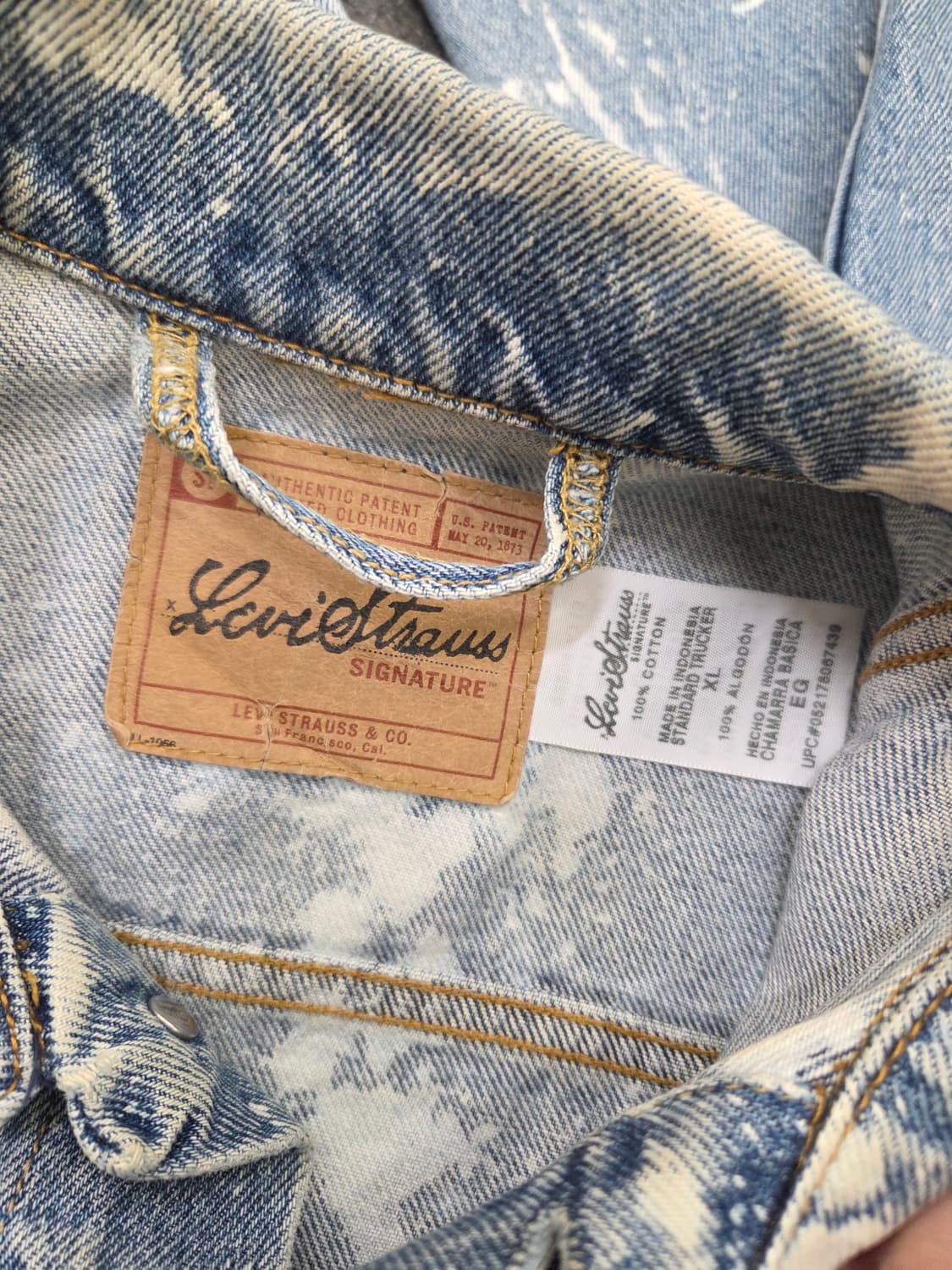 리바이스 시그니처 에시드 커스텀 데님자켓 상품이미지8