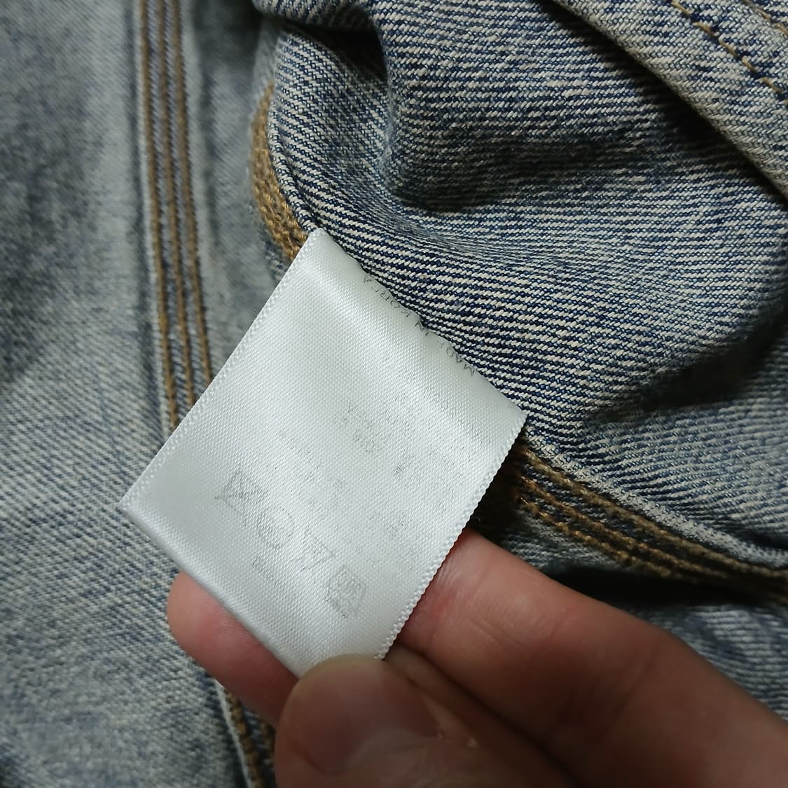 로맨틱크라운 데미지 트러커 남녀공용 데님자켓 청자켓 상품이미지9