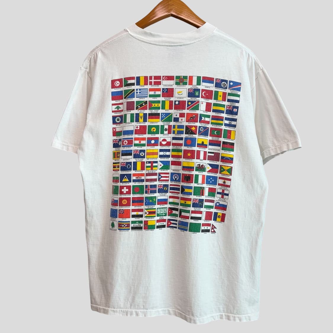 (L)Oneita 오네이타 빈티지 국기 반팔티셔츠 상품이미지6