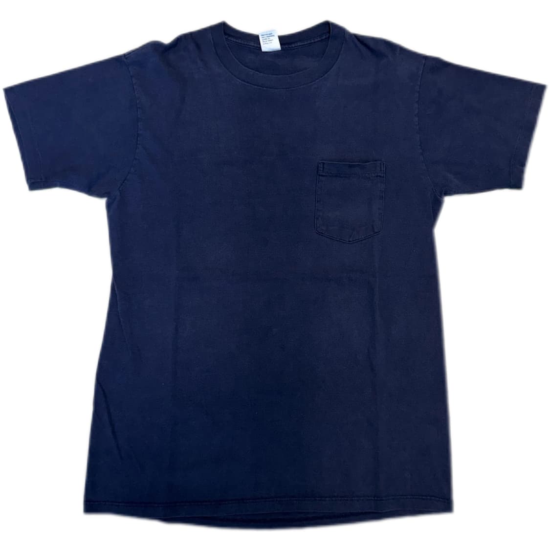 90s Vintage Navy Blank Pocket Tee 상품이미지1