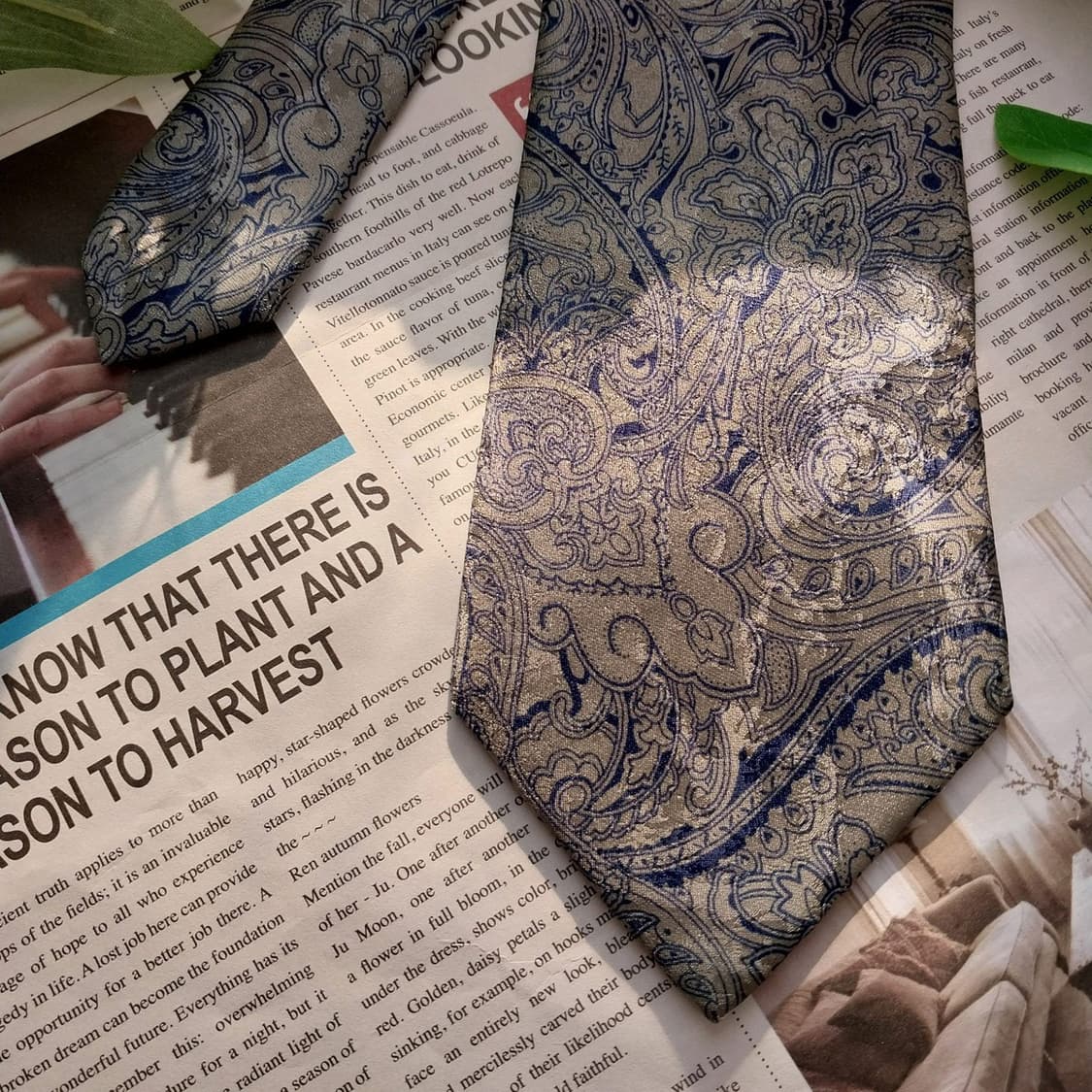 론진 실크 그레이 페이즐리 넥타이 8.6cm A+등급 K1427
 상품이미지3