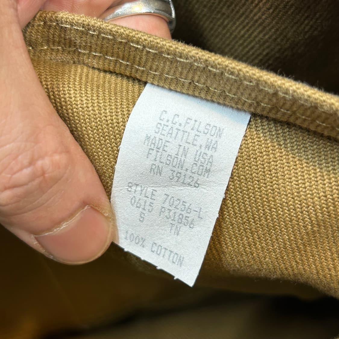 FILSON 필슨 256 탄 브리프케이스 가방 크로스백 겸용 상품이미지10