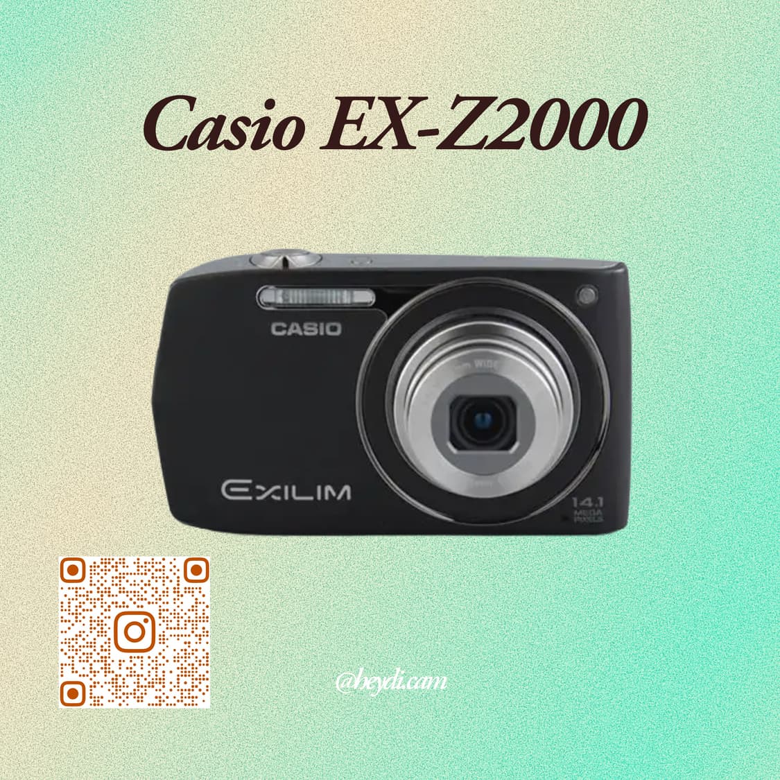 (로제, 모카, 아일릿) 카시오 엑슬림 z2000 매트블랙! 상품이미지1