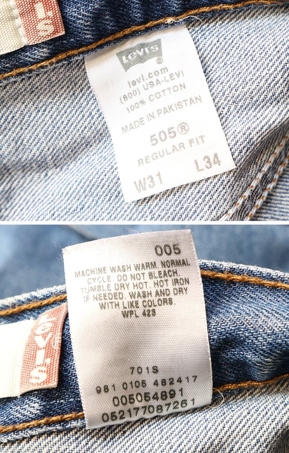 
05S LEVIS 리바이스 505 데님
30 상품이미지9