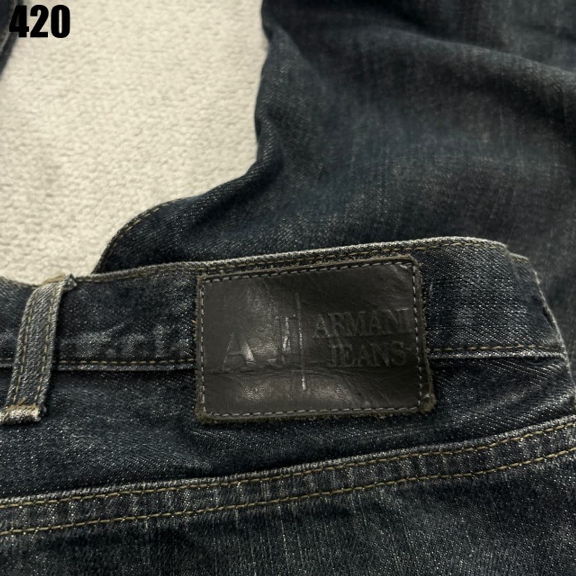 아르마니 진청 데님 청바지  상품이미지2