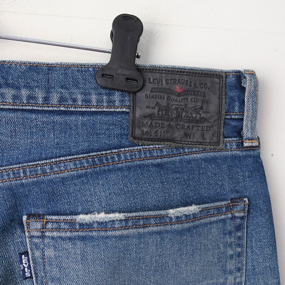 36/리바이스 MIJ 블루탭 511 슬림 데님 팬츠 상품이미지3