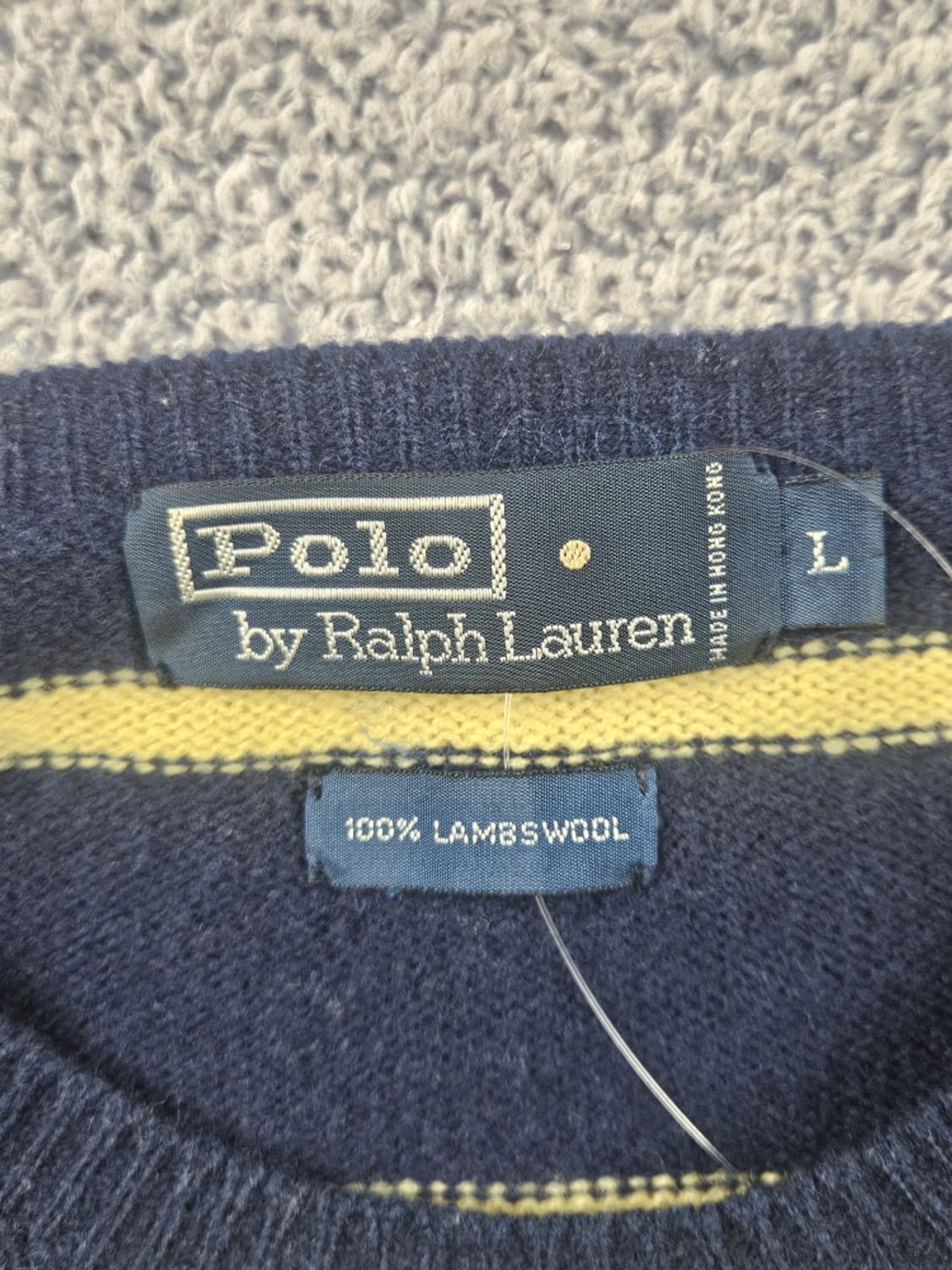 폴로랄프로렌 스트라이프 램스울 니트 스웨터 ( L ) / 10629 상품이미지9