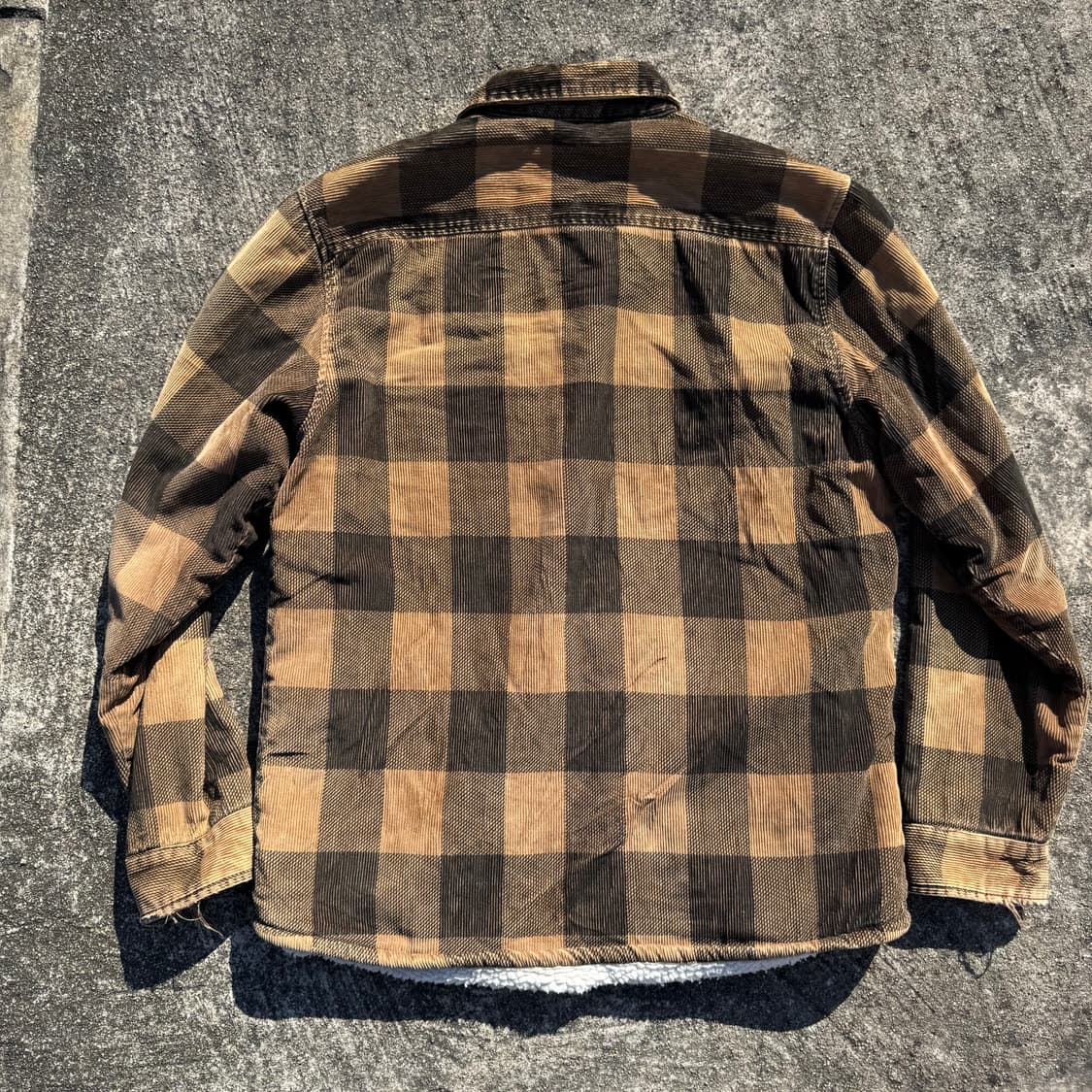 [L~XL] Stussy 스투시 체크 쉐르파 셔츠 자켓 상품이미지2