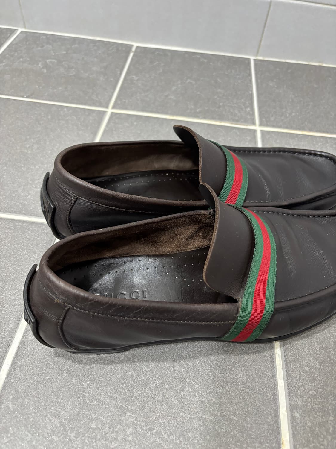 정품)구찌 남자 드라이빙모카신 상품이미지3