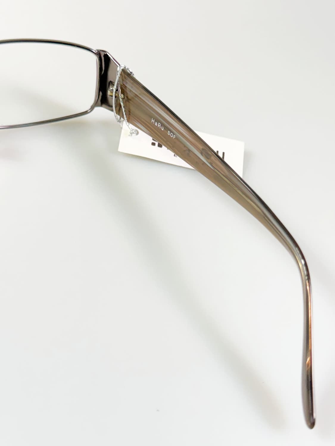 HARU 건메탈 슬림 스퀘어 프레임 빈티지 안경 상품이미지6
