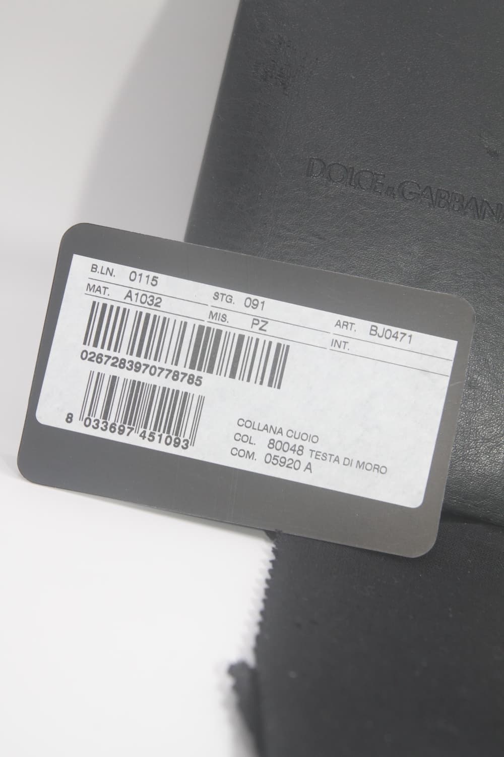 돌체앤가바나 로자리아 레더 체인 목걸이 상품이미지9