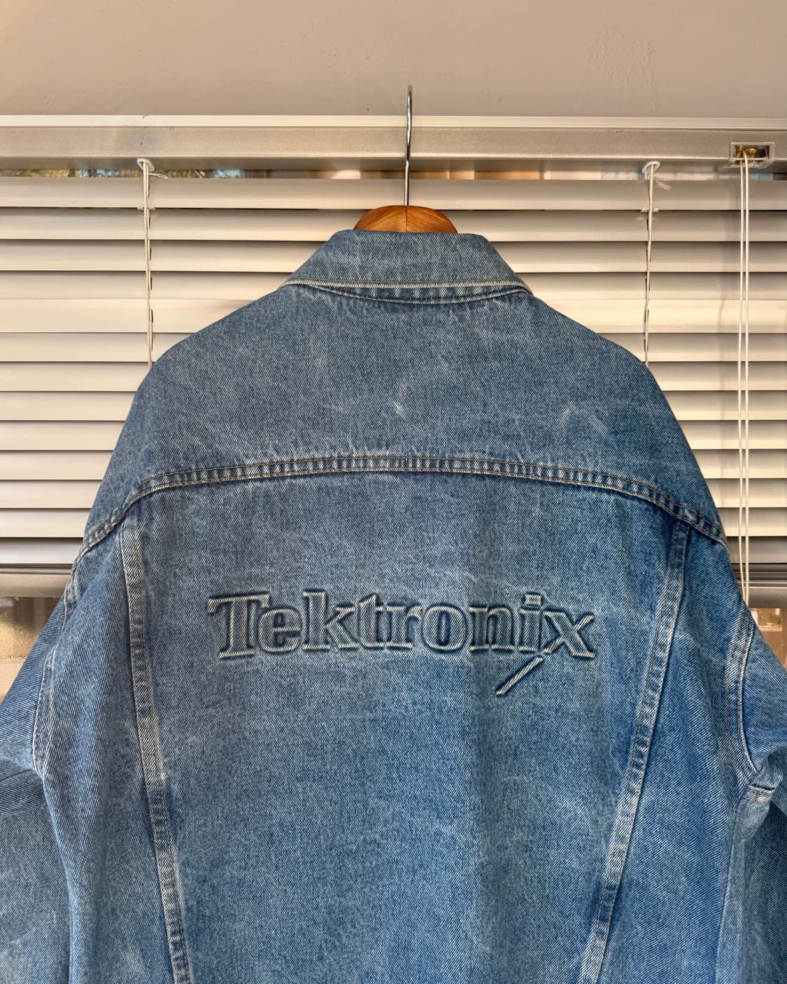 Tektronix vintage USA made denim trucker 상품이미지7