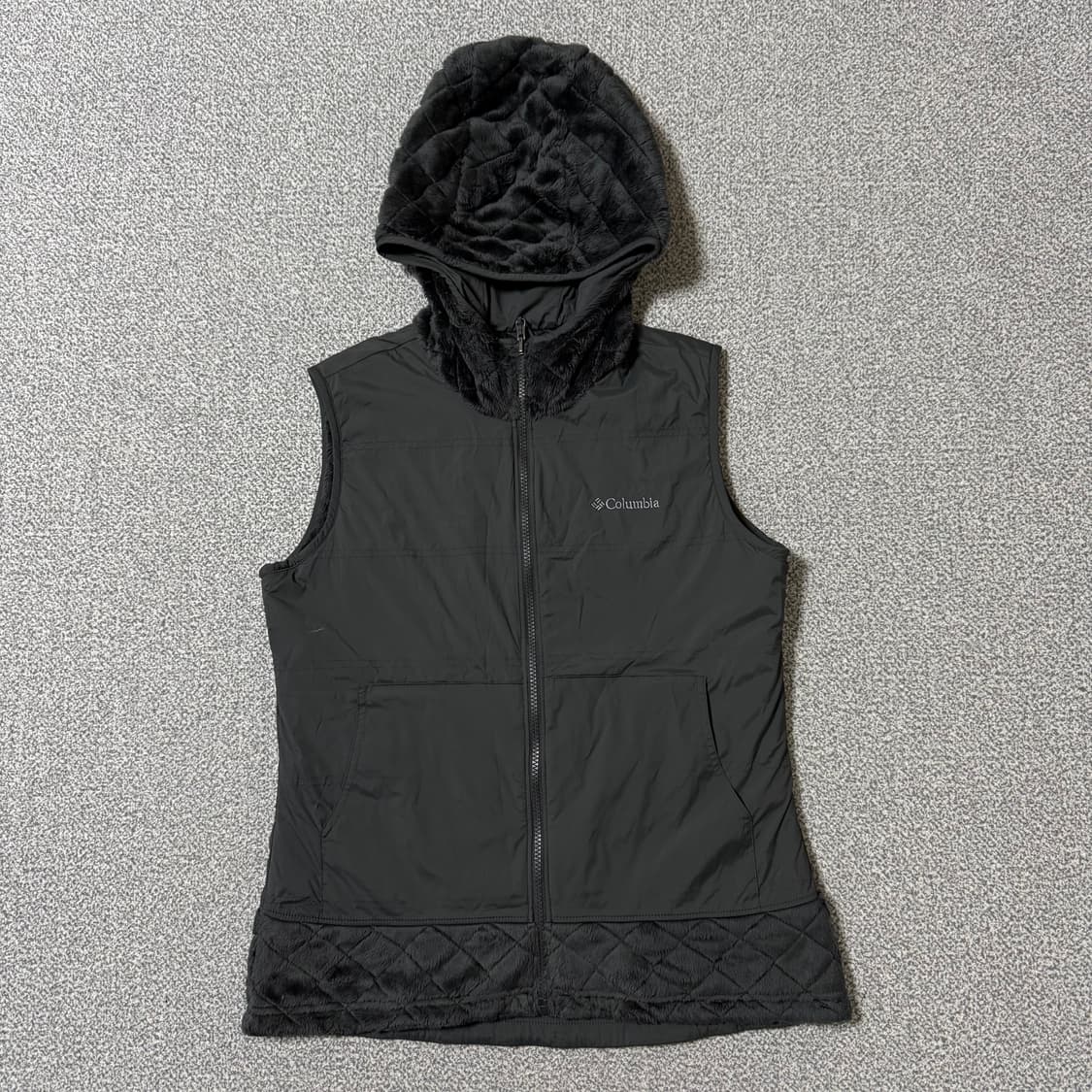 컬럼비아 리버시블 후리스 쪼끼 여성용 상품이미지1