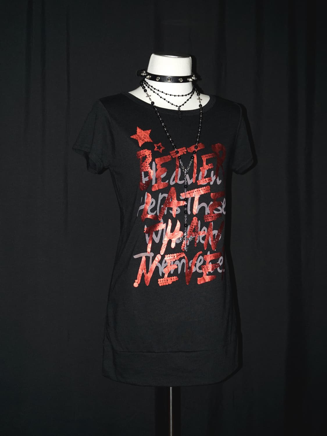 (cherry pop) y2k punk lettering t  상품이미지2