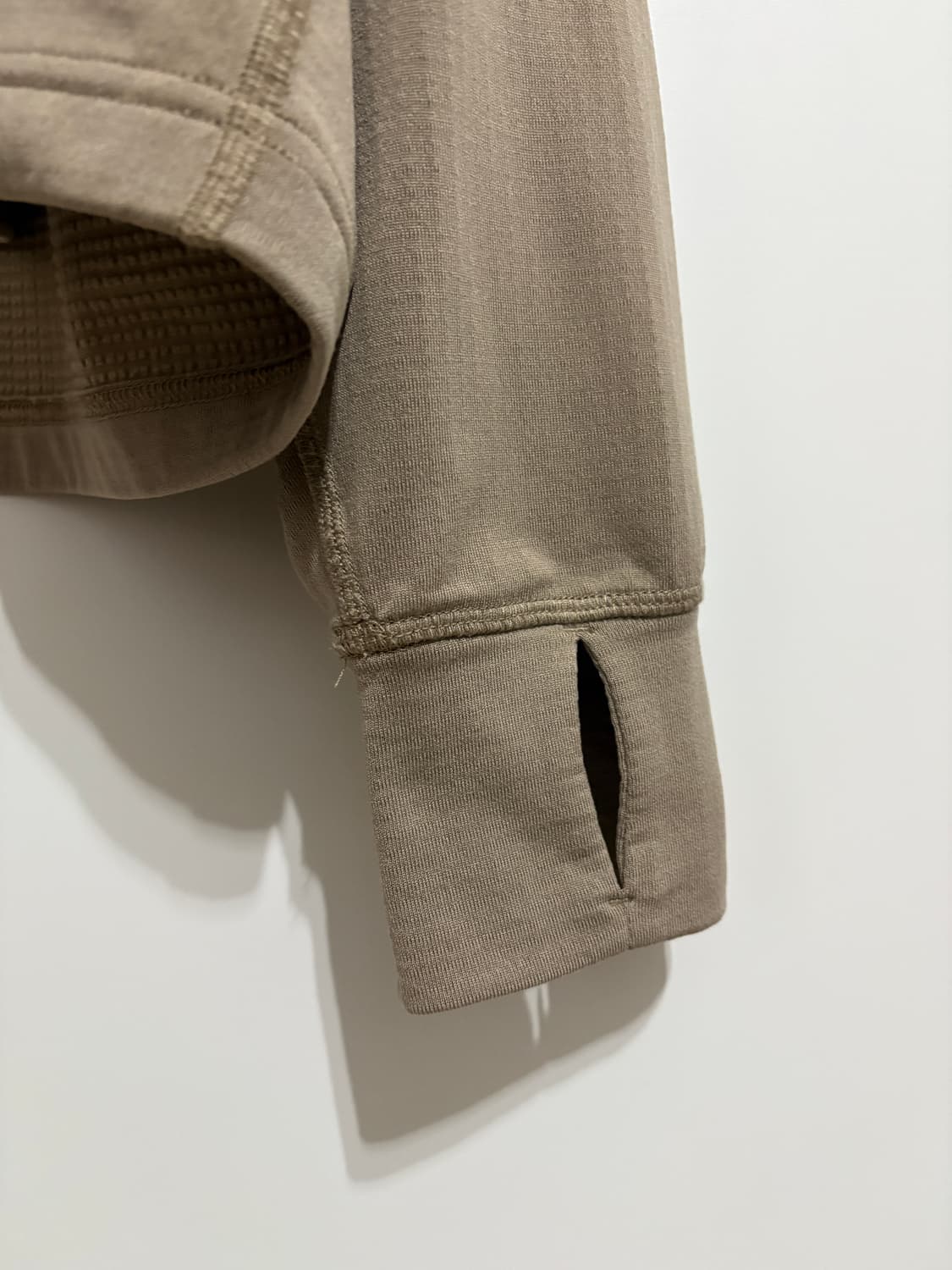 세티스파이 / 립스탑 트림 고스트플리스 모크넥 롱티 데저트 토프 / 4 상품이미지7