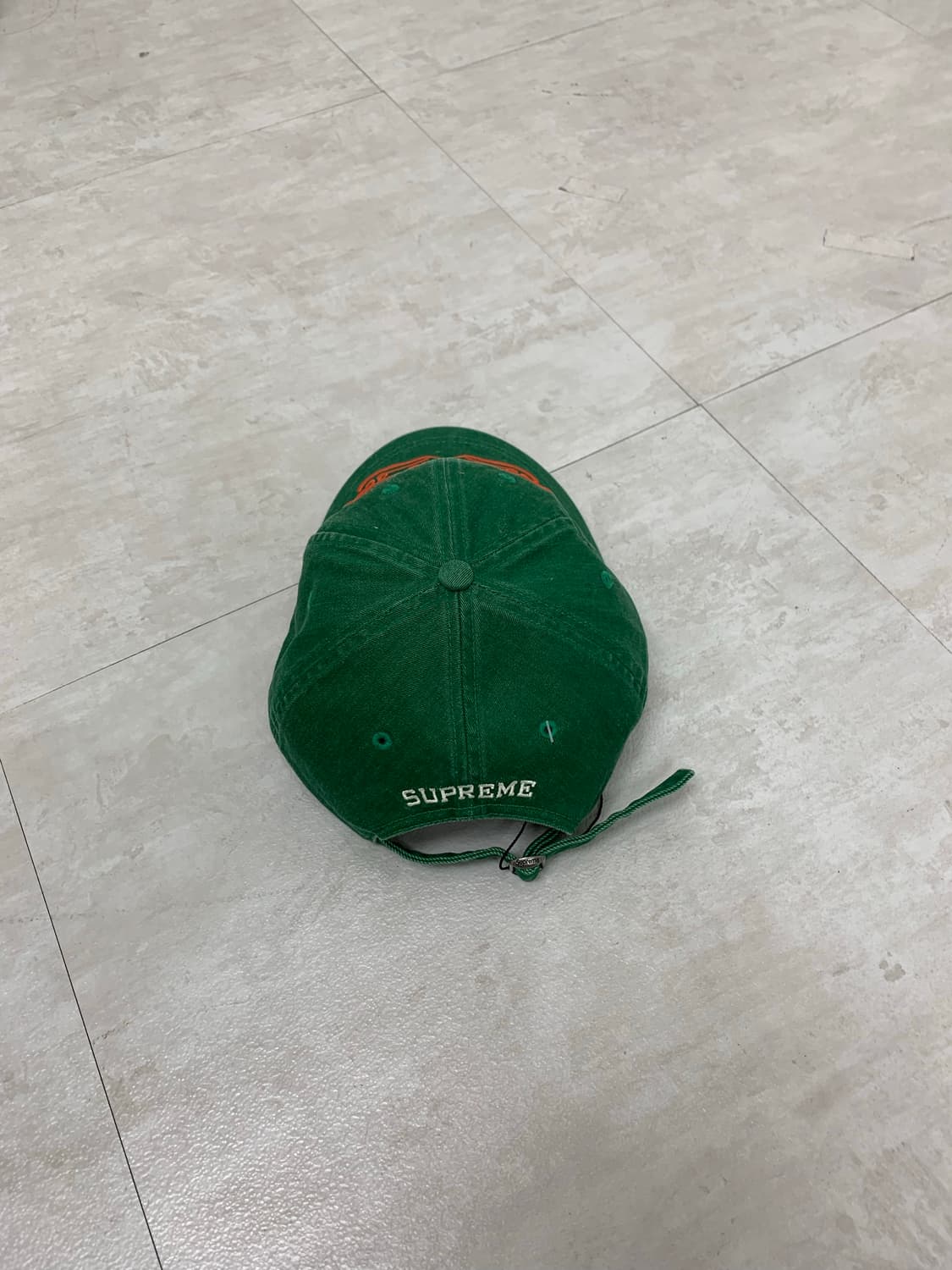 Supreme green cap 상품이미지3