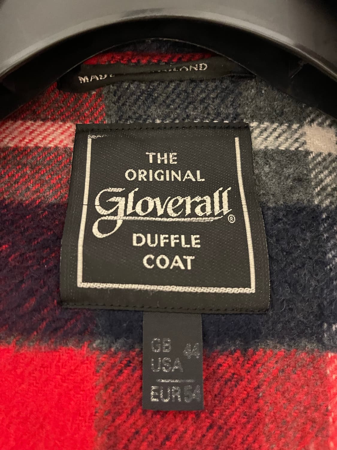 Gloverall 남성 빈티지 네이비 더플코트 eu54 110 상품이미지4