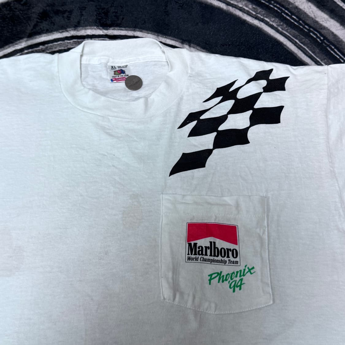 (XL)90s 빈티지 말보로 프로모 레이싱 반팔 티셔츠 상품이미지4